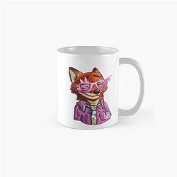 Nick Wilde funny Pink Glasses - scene Zootopia Classic Mug