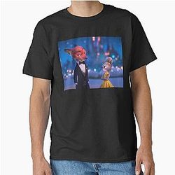 Zootopia 2 Romantic Judy Hopps Nick Wilde Sticker Pack phone cases shirt journals bags blankets etc Zootopia Merch Animation Movie Classic T-Shirt