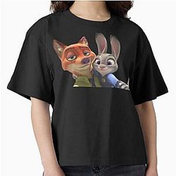 Zootopia Judy Hopps Nick Wilde 
Sticker Pack phone cases shirt 
journals bags blankets etc 
Zootopia Animation Movie T-Shirt