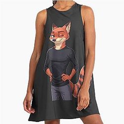 Nick Wilde Furry Zootopia Dress