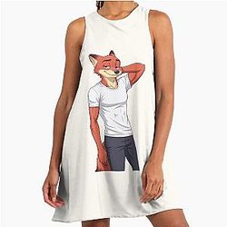 Nick Wilde Zootopia Fox - Zootropolis Movie Character Art Dress