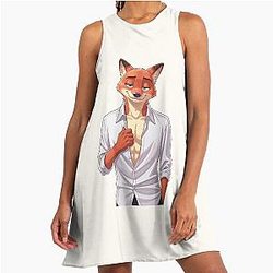 Nick Wilde Zootopia Fox Character - Zootropolis Movie Art Dress