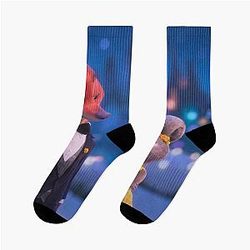 Zootopia 2, Romantic, Cute Judy Hopps and Nick Wilde Sticker Pack, phone cases, shirt, journals, bags, blankets, Zootopia Merch, Animation Movie Socks