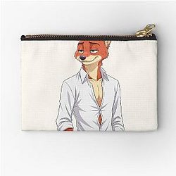 Nick Wilde Fox Zootopia Movie Furry Design Zipper Pouch