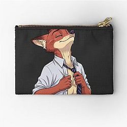 Nick Wilde Fox Character Illustration Zipper Pouch