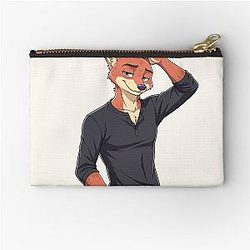 Zootopia Nick Wilde Zootropolis Furry Artwork Zipper Pouch