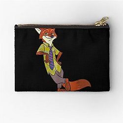 Nick Wilde Cool Fox Charming Cartoon Character Design Zipper Pouch