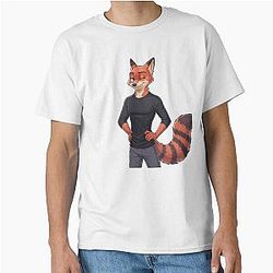 Nick Wilde Furry Fanart from Zootopia Classic T-Shirt