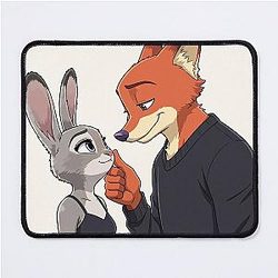 Nick Wilde & Judy Hopps Zootopia Movie Duo Mouse Pad