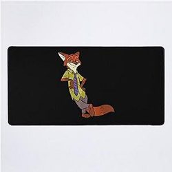 Nick Wilde Cool Fox - Charming Cartoon Character Design Desk Mat