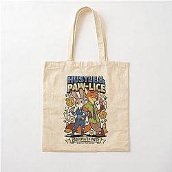 Zootopia Judy Hopps and Nick Wilde Cotton Tote Bag
