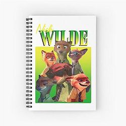 Nick Wilde Spiral Notebook
