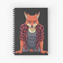 Zootopia Fox Character Art Nick Wilde Spiral Notebook