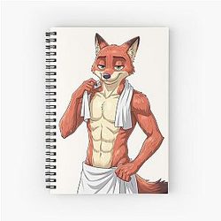 Zootopia Nick Wilde Fox Zootropolis Movie Furry Character Notebook