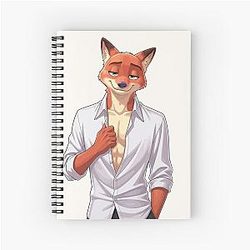 Nick Wilde Zootopia Fox Character Spiral Notebook