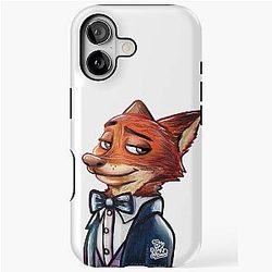 Nick Wilde Elegant Party Scene Zootopia 2 iPhone Case