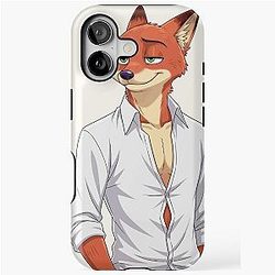 Nick Wilde Fox Zootopia Movie Furry Tough Case