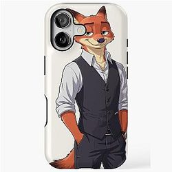 Zootopia Nick Wilde Character Zootropolis Fox Movie Art iPhone Case