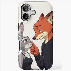 Nick Wilde & Judy Hopps Zootopia Zootropolis Movie Duo Design iPhone Tough Case