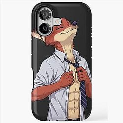 Nick Wilde Fox Fanart Zootopia Character Illustration Tough Case