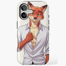 Nick Wilde Zootopia Fox Character Zootropolis Movie Art iPhone Case