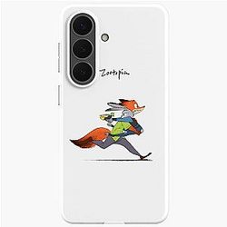 Nick Wilde and Judy Hopps Fanart Running caso for Samsung Galaxy Soft