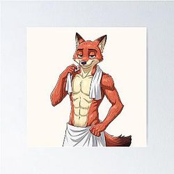 Zootopia Nick Wilde Fox Zootropolis Movie Furry Character Poster