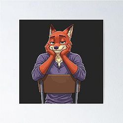 Zootopia Nick Wilde Art Poster