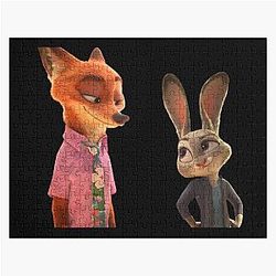 Zootopia 2 Funny Judy Hopps Nick Wilde Sticker Pack phone cases shirt journals bags blankets etc Zootopia Merch Animation Movie Jigsaw Puzzle