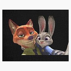 Zootopia Judy Hopps Nick Wilde Selfie Sticker Pack phone cases shirt journals bags blankets etc Zootopia Merch Animation Movie Jigsaw Puzzle