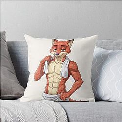 Zootopia Nick Wilde Fox Zootropolis Movie Furry Character Throw Pillow