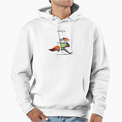 Nick Wilde and Judy Hopps Fan Art Running Pullover Hoodie