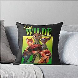 Nick Wilde Throw Pillow
