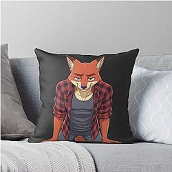 Zootopia Fox Character Nick Wilde Throw Pillow