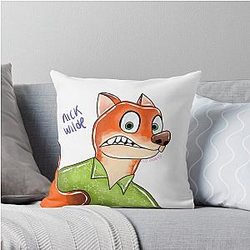 Nick Wilde Throw Pillow