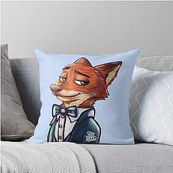 Nick Wilde Zootopia 2 Throw Pillow