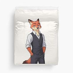 Nick Wilde Zootopia Fox Character Movie Art Duvet Cover