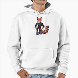 Nick Wilde Furry Fanart from Zootopia Pullover Hoodie