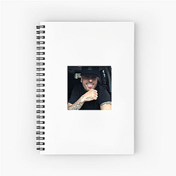 Nicky Jam Motif di flusso vocale unico Nicky Jam Notebook