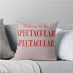 Moulin Rouge Spectacular Welcome to Aaron Tveit Karen Olivo Nicole Kidman Ewan McGregor Throw Pillow