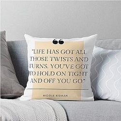 Nicole Kidman Throw Pillow