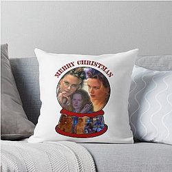 Merry Christmas Nicole Kidman Eyes Wide Shut Throw Pillow