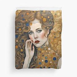 Nicole Kidman Klimt Duvet Cover