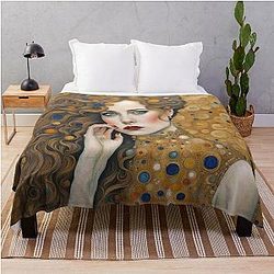 Nicole Kidman Klimt Styling Throw Blanket