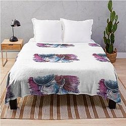 Nicole Kidman Satin Throw Blanket