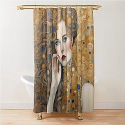 Nicole Kidman Klimt Style Shower Curtain