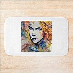 Portrait of Nicole Kidman Bath Mat