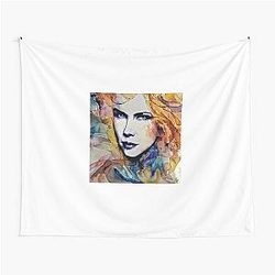 Portrait of Nicole Kidman Tapestry