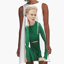 Nicole Kidman on How Husband Keith A-Line Dress