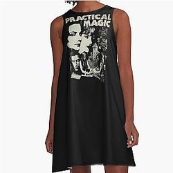 Practical Magic Sandra Bullock Nicole Kidman A-Line Dress